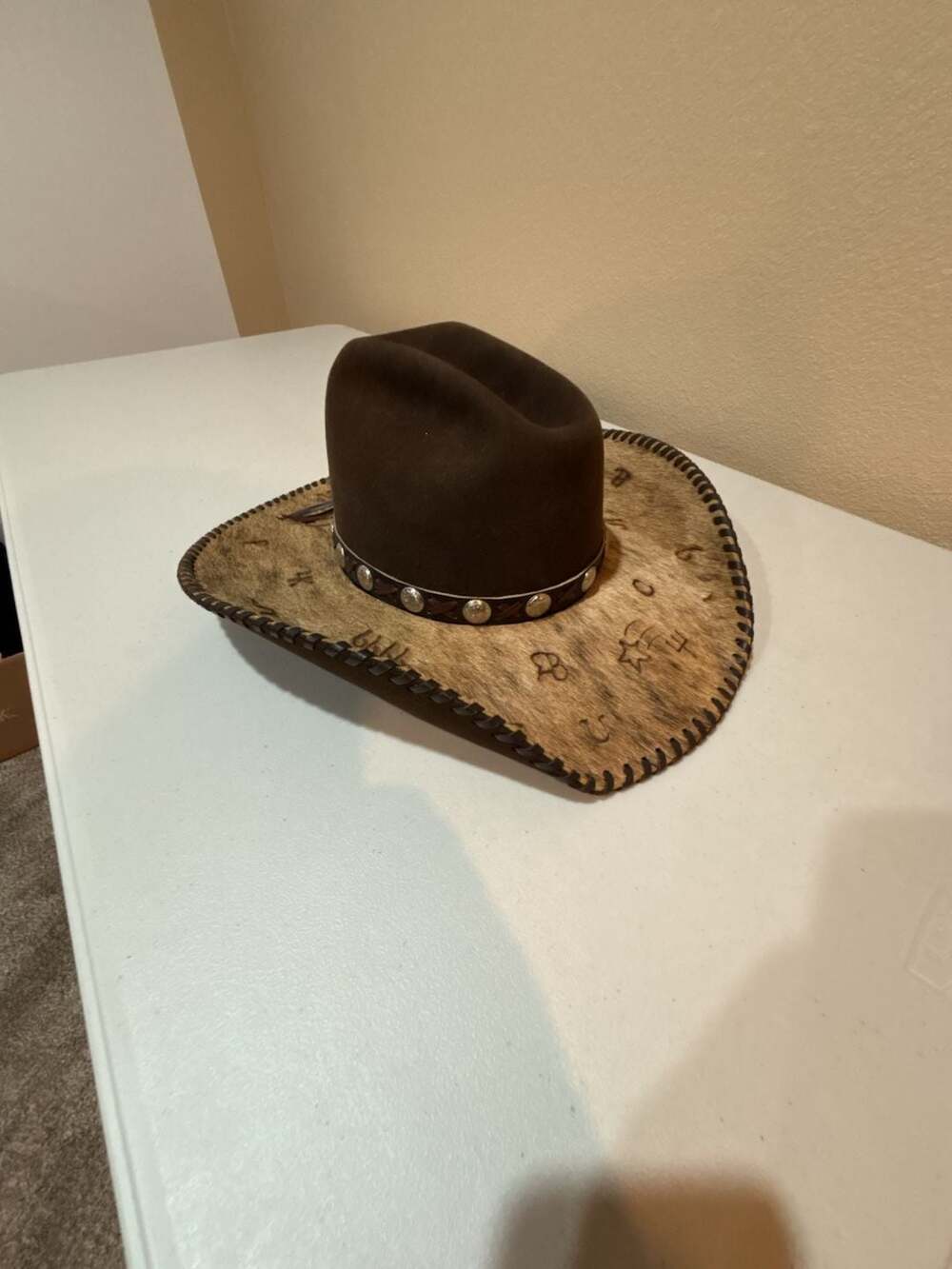 Rodeo King Cowboy Hat Brown 7X Beaver Quality